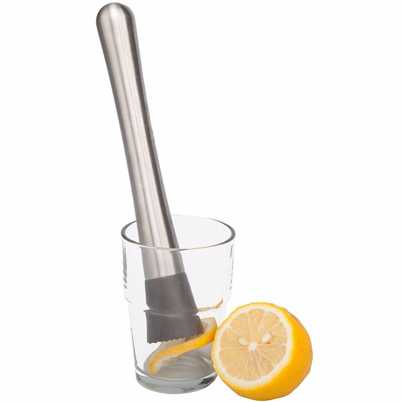 Stainless Steel Fruit Muddlers Easy Clean Caipirinha Pestles Kitchen Bar Tools Cocktail Muddler Bar Mixer Crushed Ice Barware