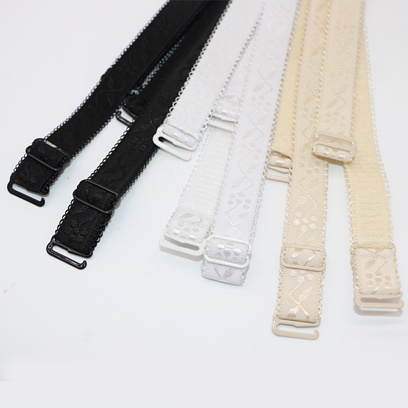 3 Paar Vrouwen Bh-bandjes Riem Vervanging Jacquard Bloemen Intieme Ondergoed Vrouwen Verstelbare Brasserie Schouderriem Lingerie