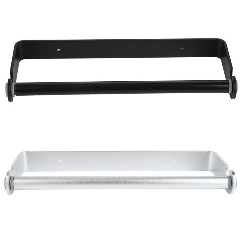 Wall Mounted Kitchen Plastic Wrap Film Paper Towel Rack Paper Roll Dispenser Holder