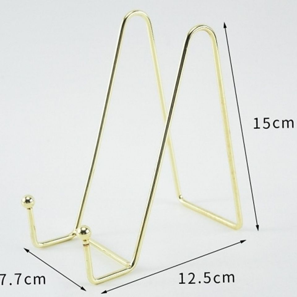 1Pcs Geometric Desktop Placement Stand Mobile Phone Book Newspaper Collection Storage Rack Magazine Display Holder: B-6 inches