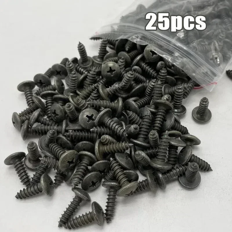 Mixed Metal Self Tapping Screws Fastener U Shaped Clips Car Motorcycle Anti-rust Screw RetainerClip for Scooter ATV Moped E-bike: Red
