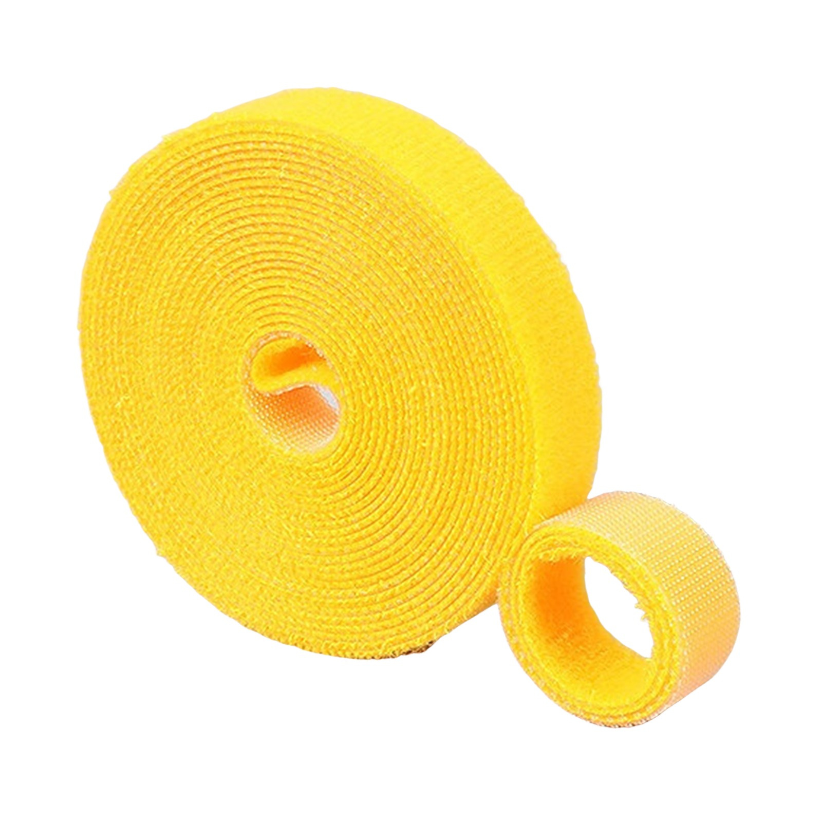 5M Cable Organizer DIY Cable Management Wire Winder Tape Earphone Mouse Cord Management Ties Protector Home School Office Use: Yellow