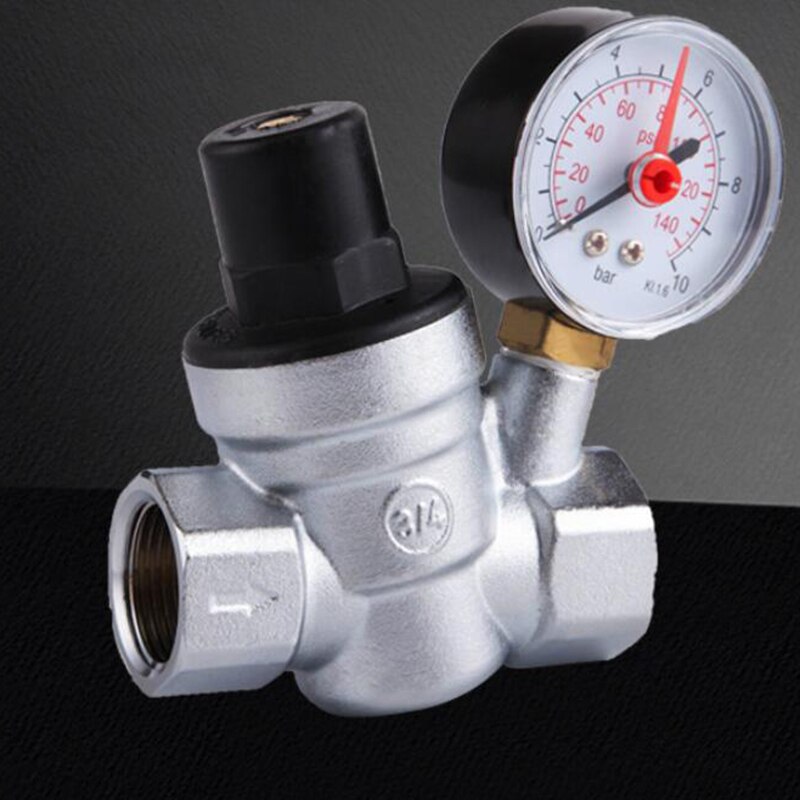 Druckminderer Wasser mit Manometer und Siebfilter, Druckregler für Trinkwasser 3/4 Zoll, Messing Druckregler Überdruckventil Einstellbare Wasserdruckminderer Boiler Druckminderer Wasser mit Manometer und Siebfilter, Druckregler für Trinkwasser 3/4 Zoll, Messing Druckregler Überdruckventil Einstellbare Wasserdruckminderer Boiler