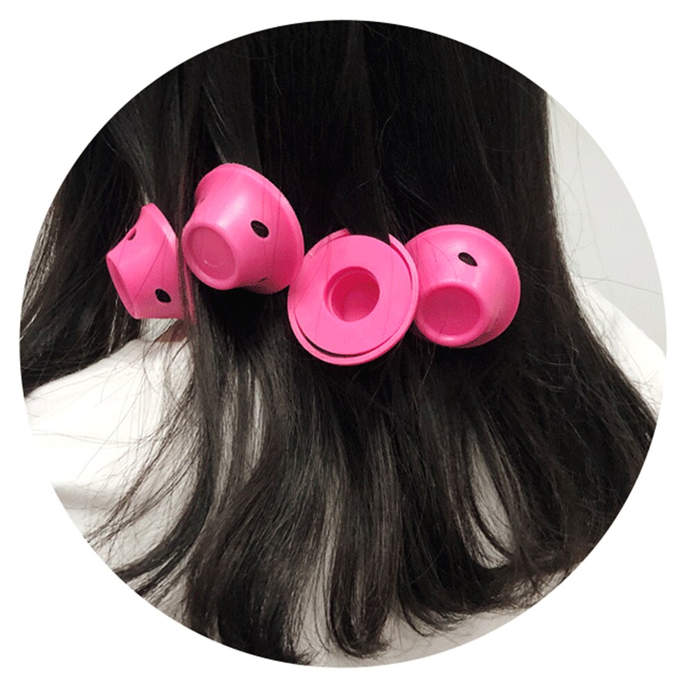 10pcs Soft Rubber Magic Hair Care Rollers Silicone Hair Curler Twist Hair No Heat No Clip Hair Curling Styling DIY Tool