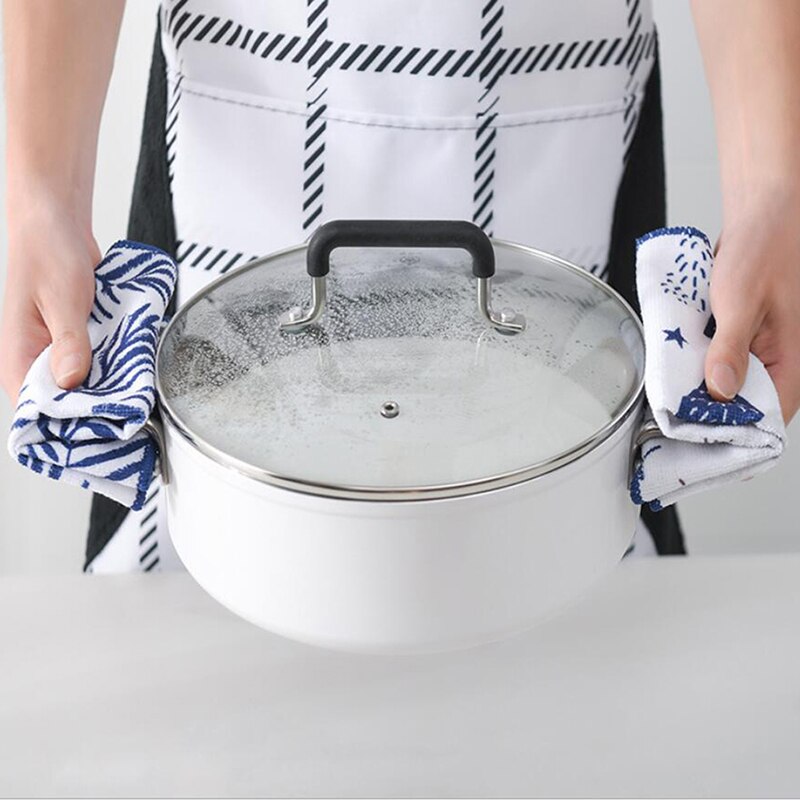 4 Stks/set Super Absorberende Microfiber Schoonmaakdoekje Keuken Vaatdoek Handdoek Huishoudelijke Schuursponsje Vodden Schoonmaken Handdoek