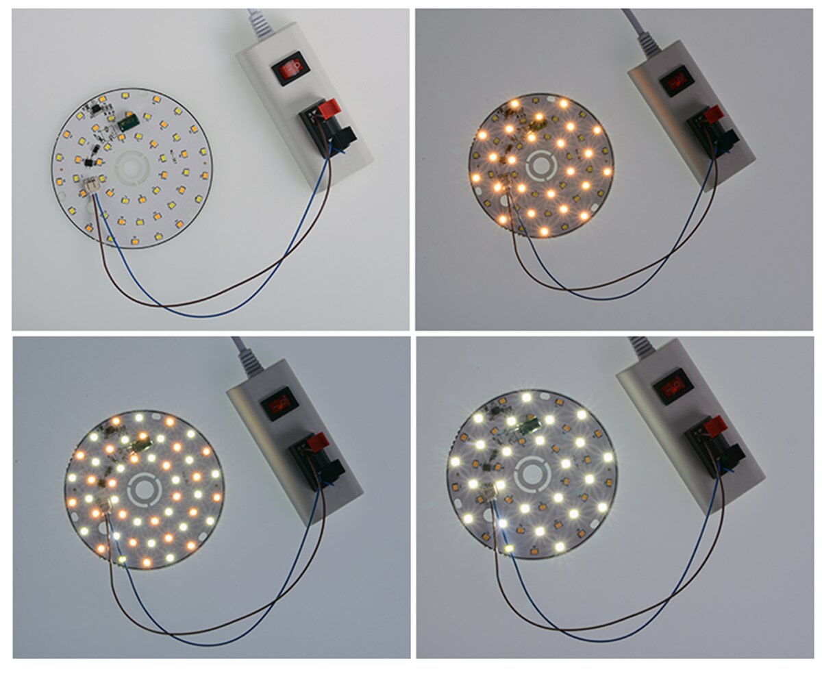 24W 108mm AC 220v led pcb 3528 SMD 12X12W integrated ic driver, Led smart IC SMD
