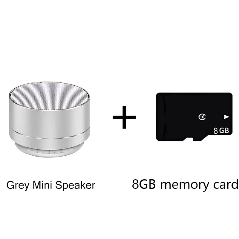 Bærbar  a10 trådløse bluetooth mini-højttalere lille stålkanon subwoofer farverig mini-kort bluetooth-højttaler: Himmelblå