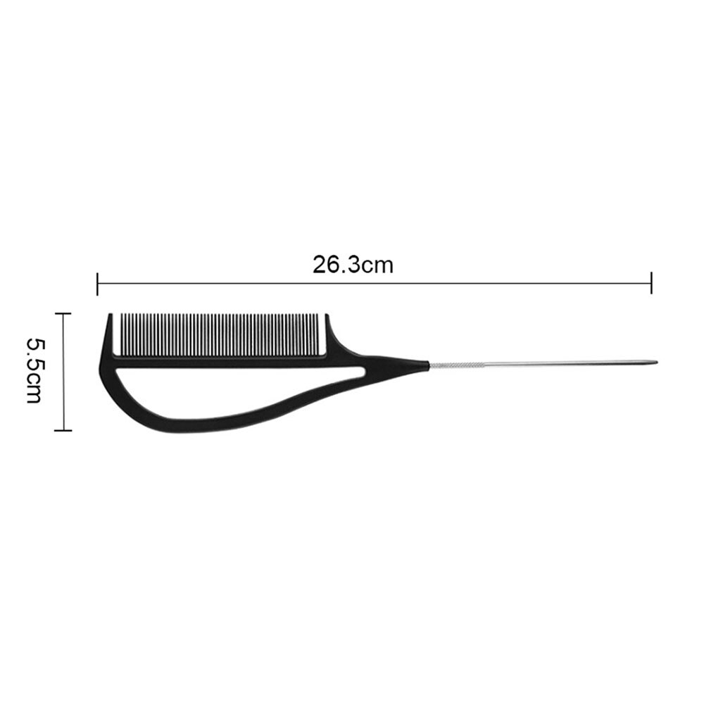 Highlighting Hair Comb ABS Weaving Highlighting Foiling Hair Comb For Salon Dyeing Tail Combs Brush Separate Parting For Hair