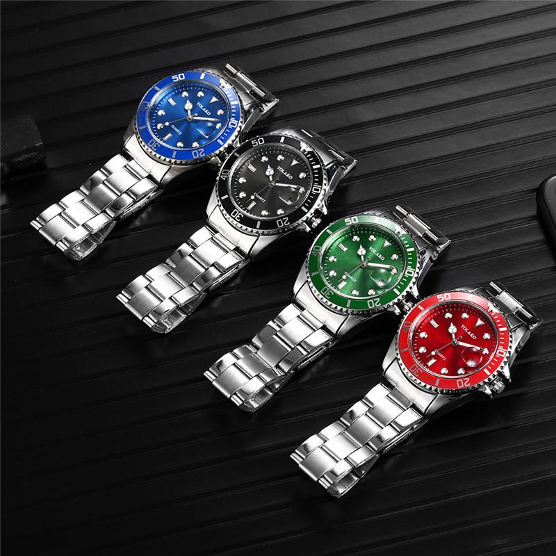 Montre de Sport homme de luxe horloge à Quartz hommes acier inoxydable affaires pour Renault trafic 2006 2001 megane 1996 2002 scénic 1999