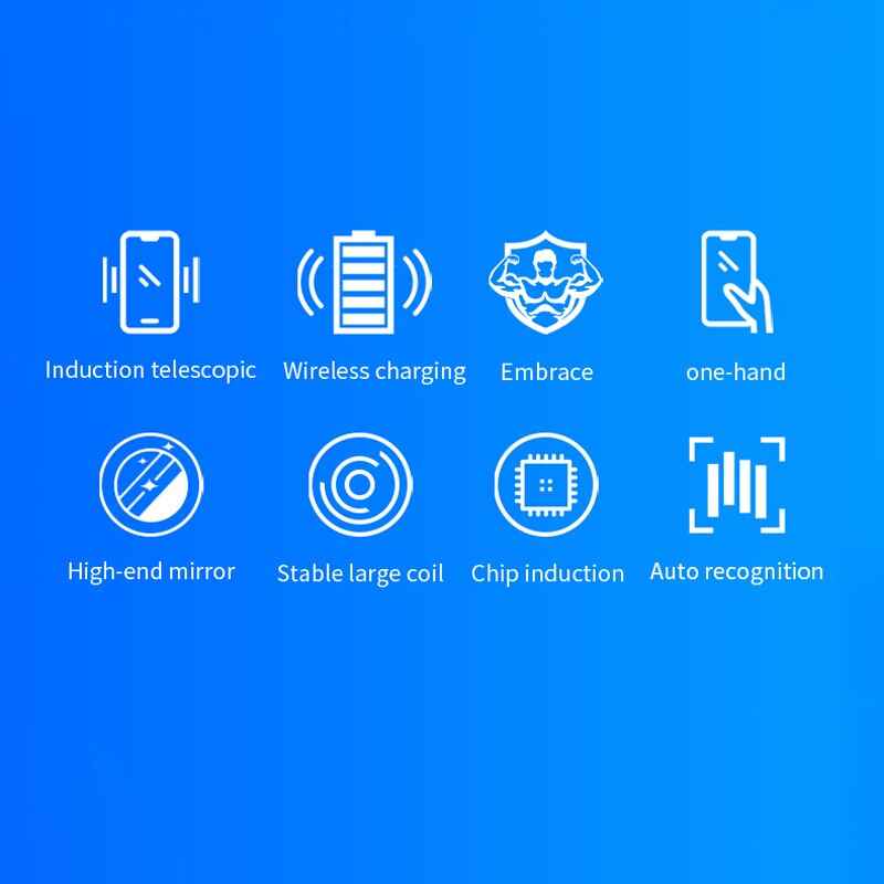 Magnetische autotelefoonhouder, draadloze oplader, universele slimme sensor, magneetoplader voor telefoon, huawei xiaomi in de auto