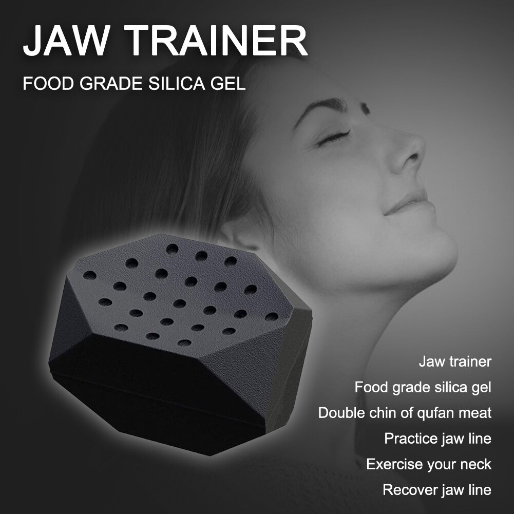 Kiefer Trainer Silikon Gesichts Muskel Trainer Kieferpartie ehemalige Nacken Gesicht tonisieren ÜSpund Ball Fitness Zubehör