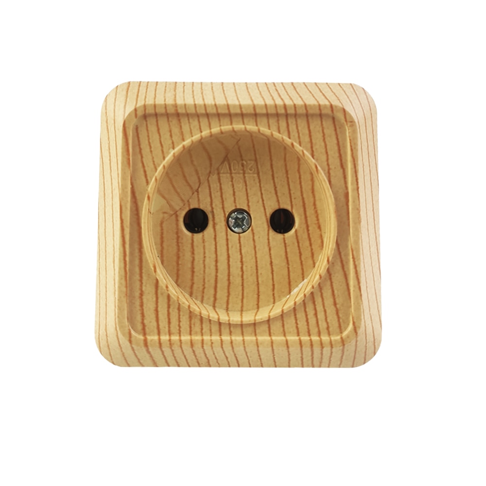 EU Standards Grain Wall Mounted Electrical Socket Adapter Plugs For Sockets Power Socket Plug,30% On ,16A,Flame Retardant