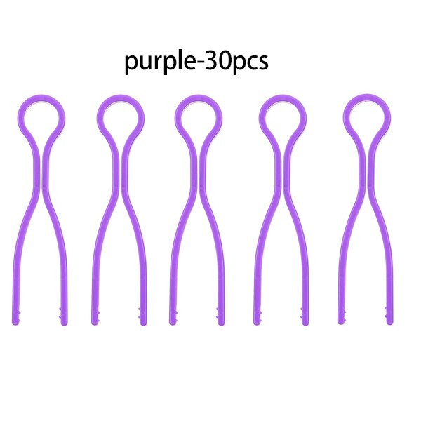 30Pcs 4 Kleuren Plastic Spoel Draad Houders Draad Spoel Clips Klemmen Voor Diy Klossen Borduurgaren Spoelen Organiseren: 1