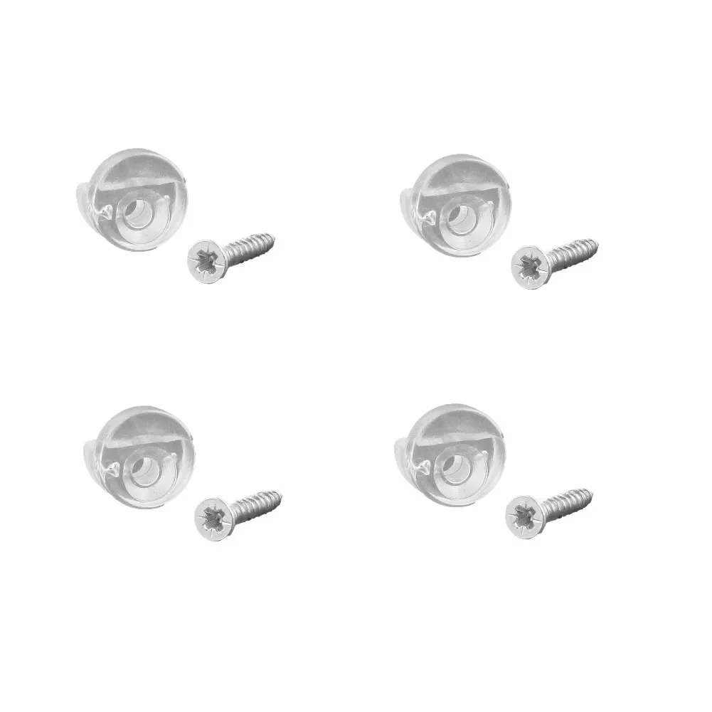 4pcs Mirror Mounting Clips Lightweight Mirror Wall Clips Fixing Kit Frameless Clips Glass Bracket Mounting Hanging