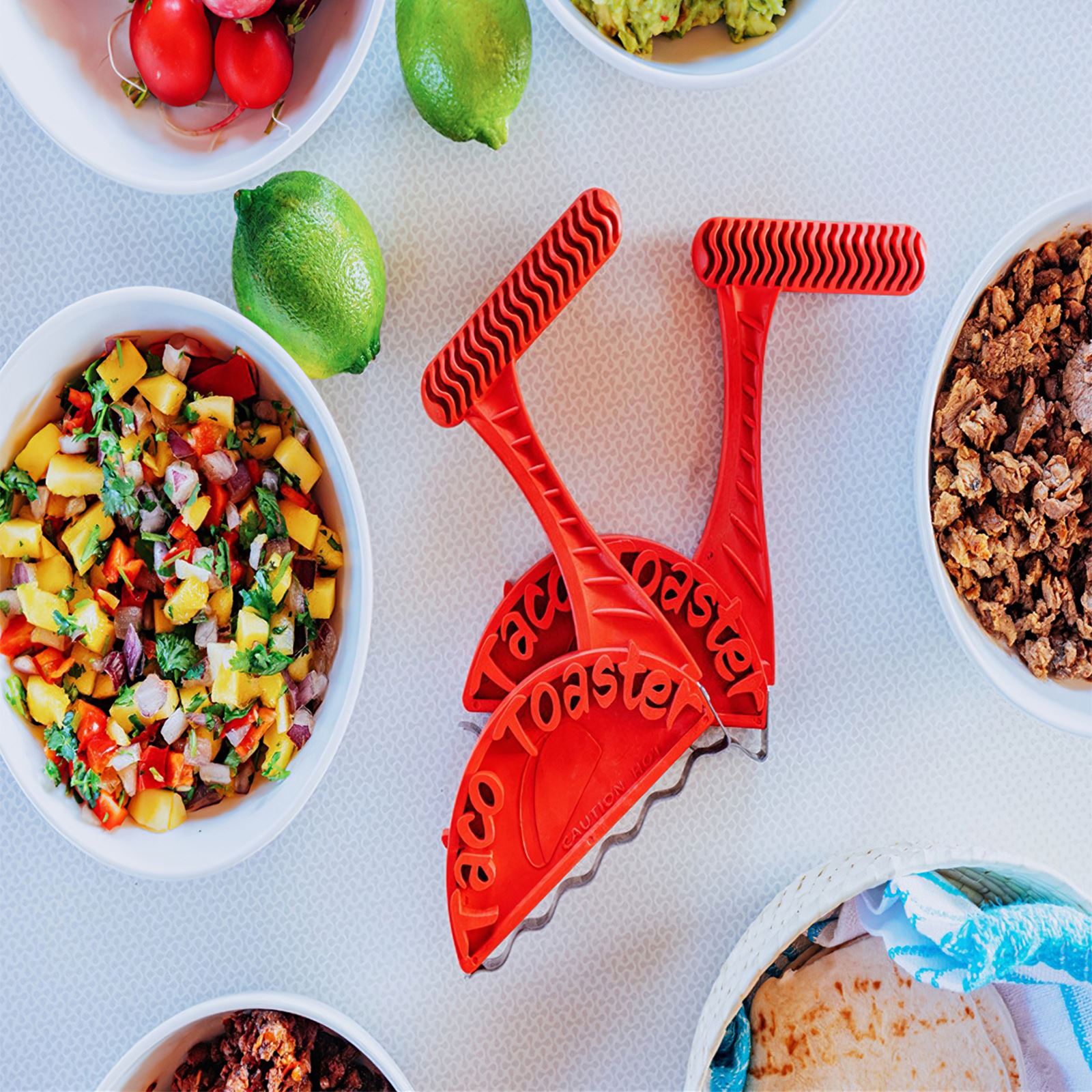 1pc Taco Shell Rustproof Taco Toaster Maker Non-Stick Burrito Making Tool Crispy Tacos Shells For Kitchen Restaurant Cooking