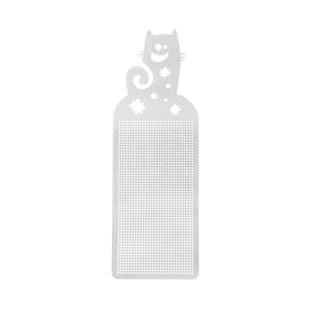 1 Pc Vlinder Uil Diy Craft Kruissteek Bookmark Metalen Zilveren Gouden Handwerken Borduren Ambachten Geteld Cross-Stitching: Cat Silver