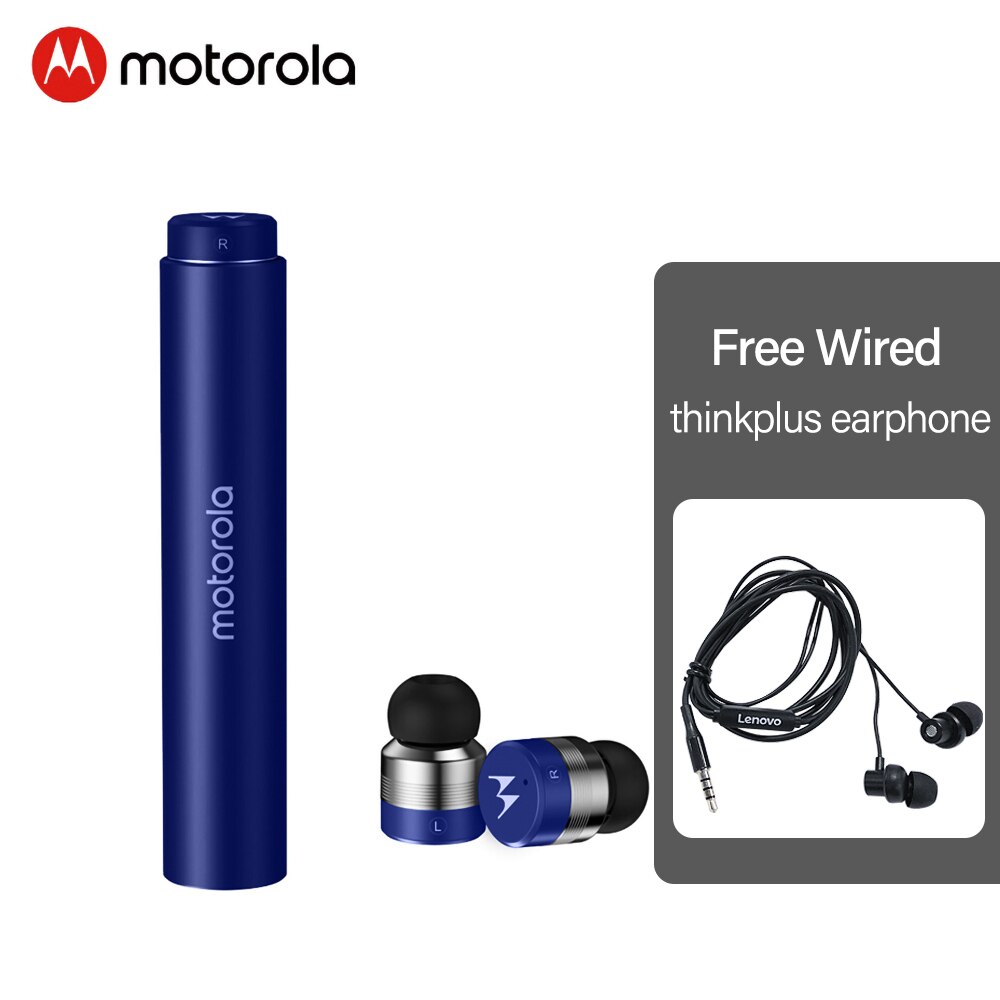 Motorola VerveBuds 300 Wireless Bluetooth Earphone In-Ear Mini Sports Headphones For Apple Samsung Huawei Phone VerveBuds300: Blue with tw13