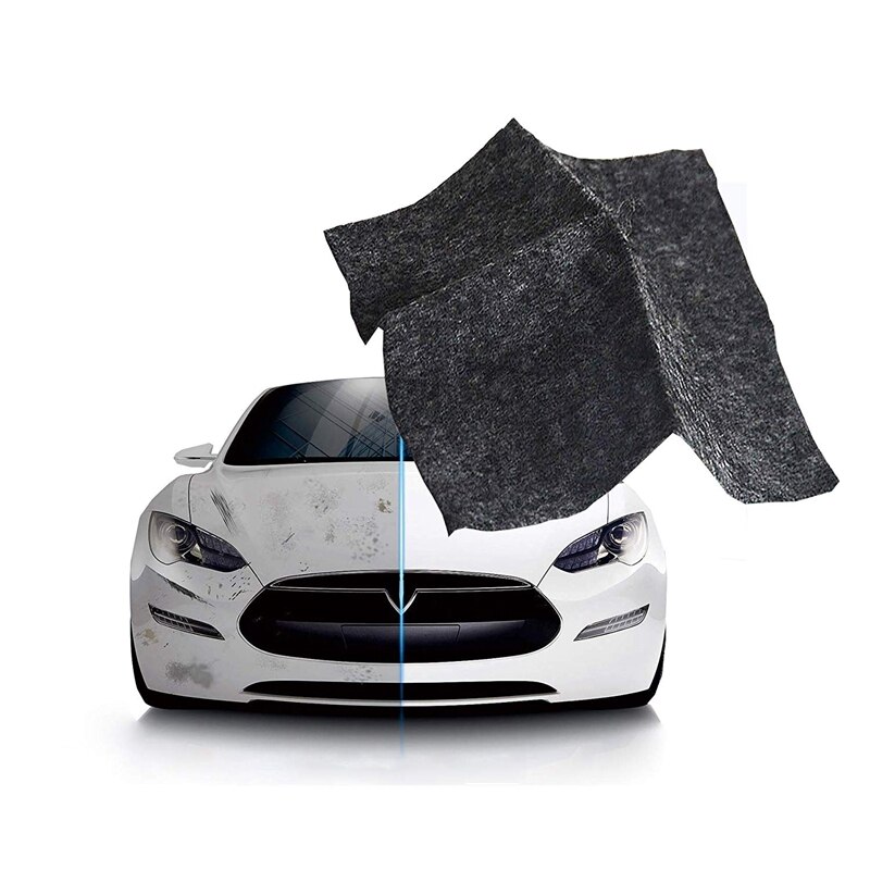 2- pack skrapborttagare, automatisk lackborttagningsmedel, nano-tech skrapreparation fixa bilskrap poleringshandduk för flerfärgad