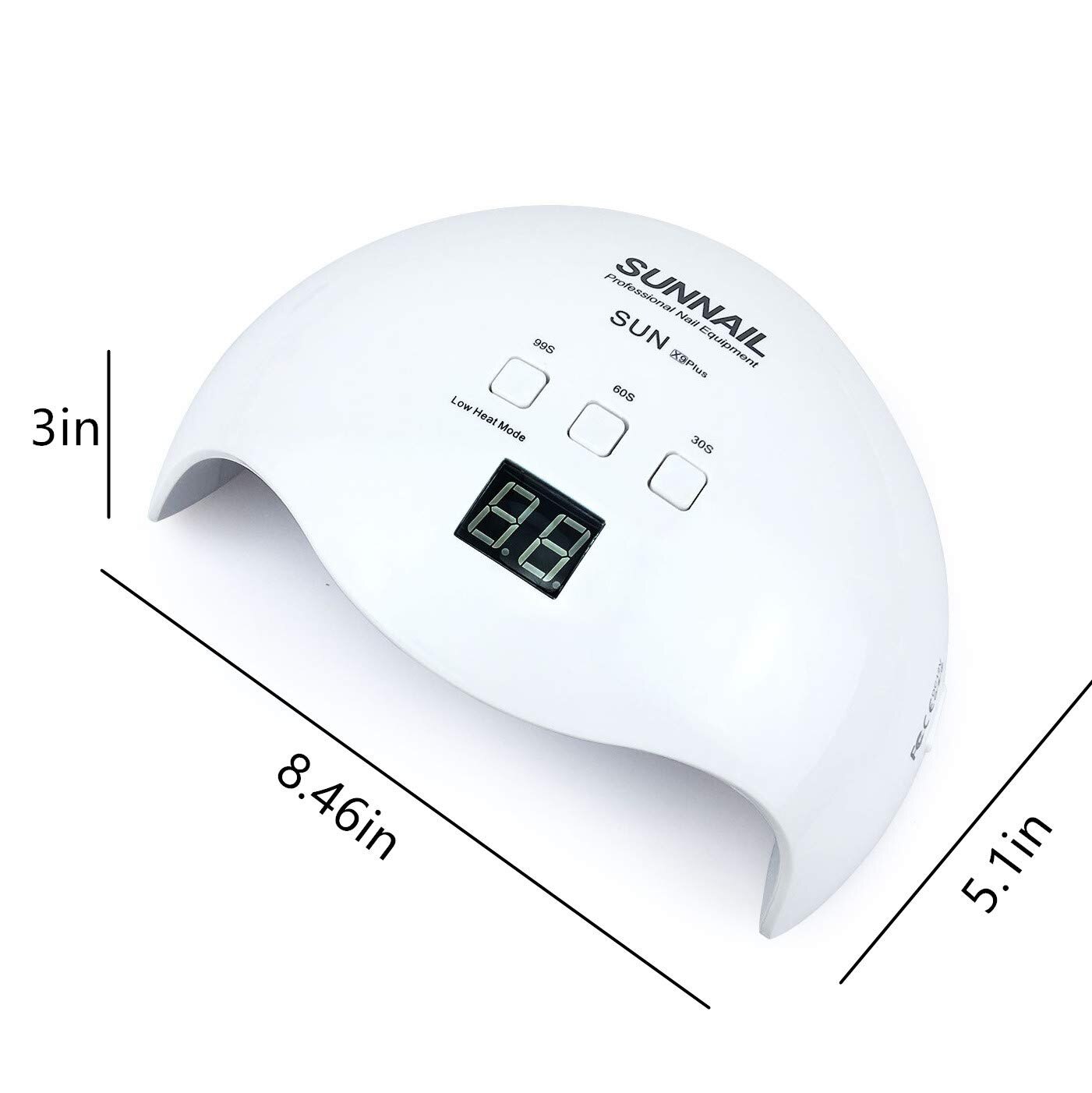 Uithardingslampen voor nagels, gel, droger voor gel, 48w lampen voor nail art, nagellamp, ledlamp voor nagels, uv-nagellamp, geschikt voor alle manicure-gelnagels.
