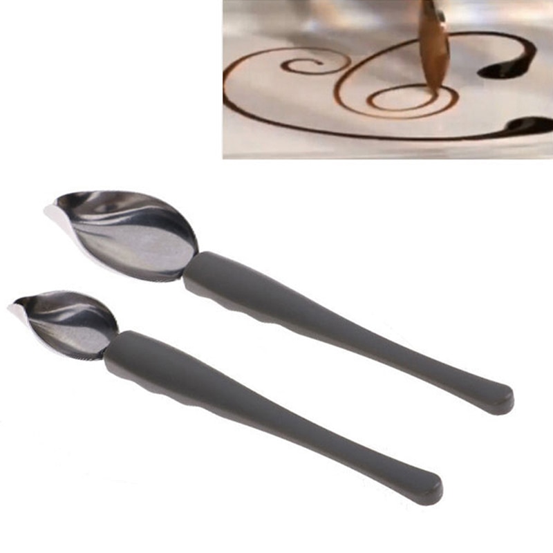 Dekorere ske dekorere sushi mad tegne værktøj sauce dressing plade dessert bakeware kage gastronomi skeer værktøjer