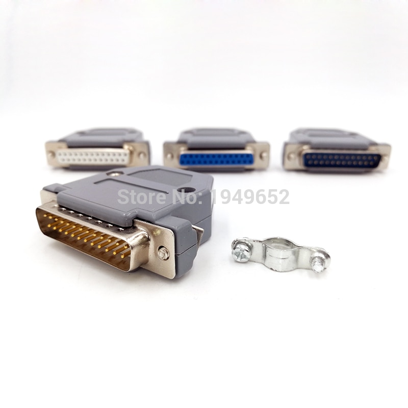 DB25 data cable connector plug VGA Plug connector 2 row 25pin port socket adapter female Male DP25