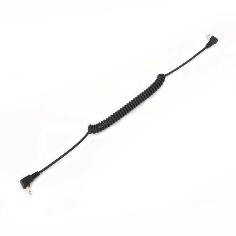 Camera Flashes Accessories 2.5mm to Male PC Flash Sync Cable Screw Lock for Trigger Studio Ligh