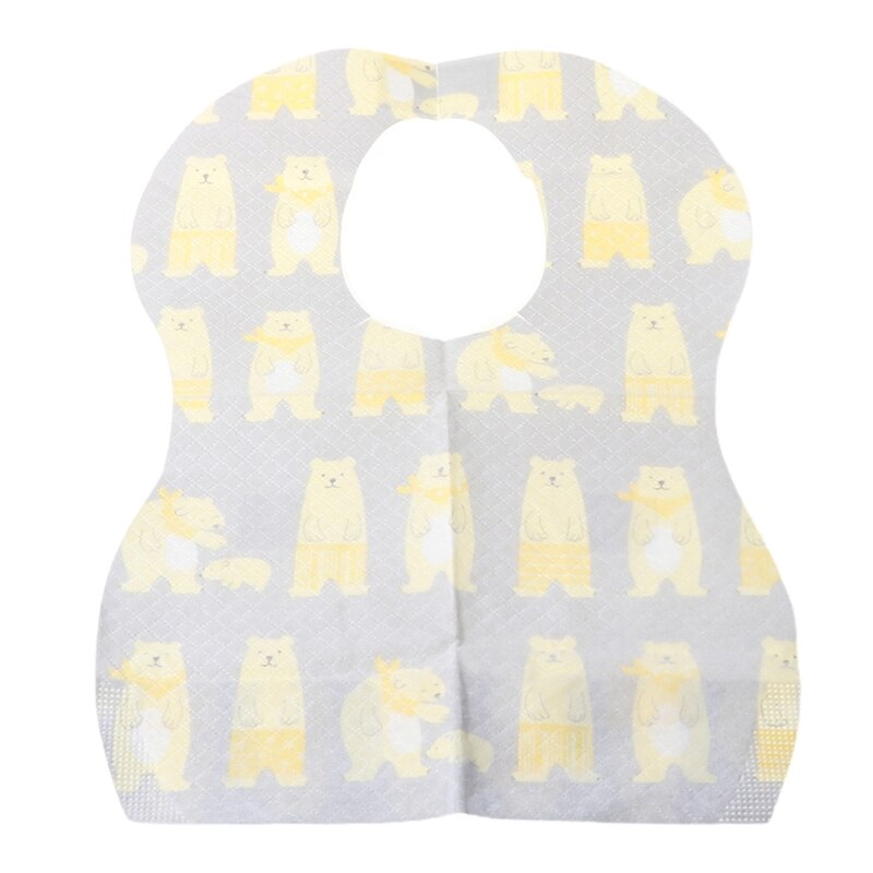 10 Stuks Wegwerp Baby Slabbetjes Verstelbare Spenen Slabbetjes Voor Reizen Leuke Baby Kleding Protector Voor Baby Jongens En Meisjes: Rood