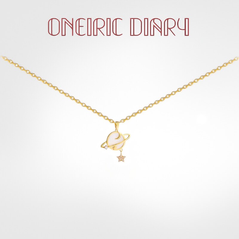 ONEIRIC – collier en titane et acier pour femmes, Ins Sense