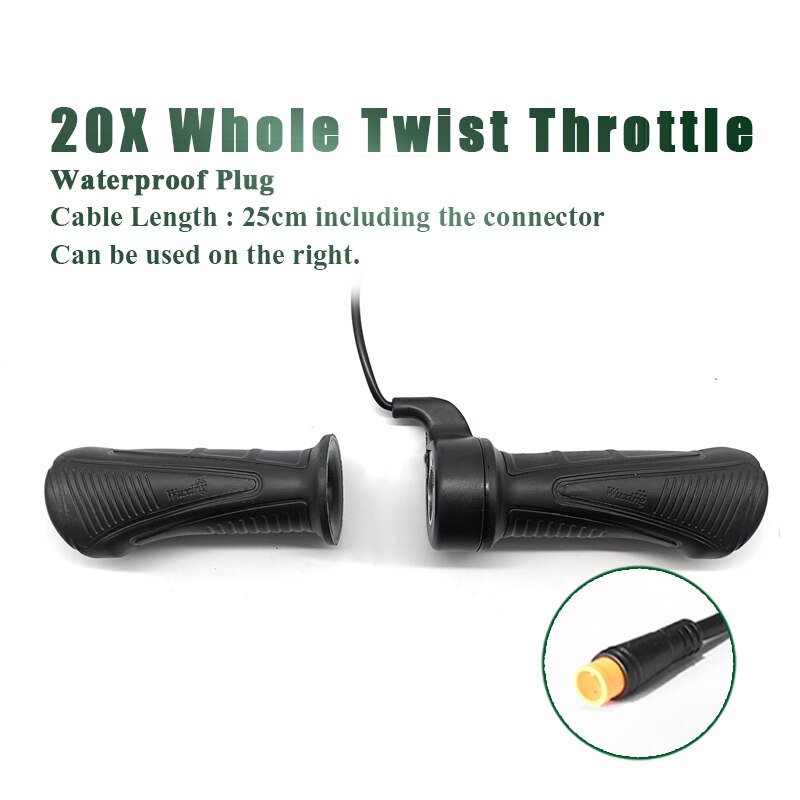 Przepustnica elektryczny wioślarz hulajnoga cała przepustnica skrętna robić zestawu robić konwersji roweru Ebike: 20X  whole WP