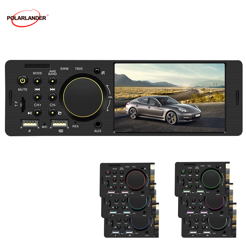 Autoradio 1 Din Radio Speler Autoradio Auto Fm Ondersteuning Achteruitrijcamera Bluetooth Handsfree MP5 Auto Stereo
