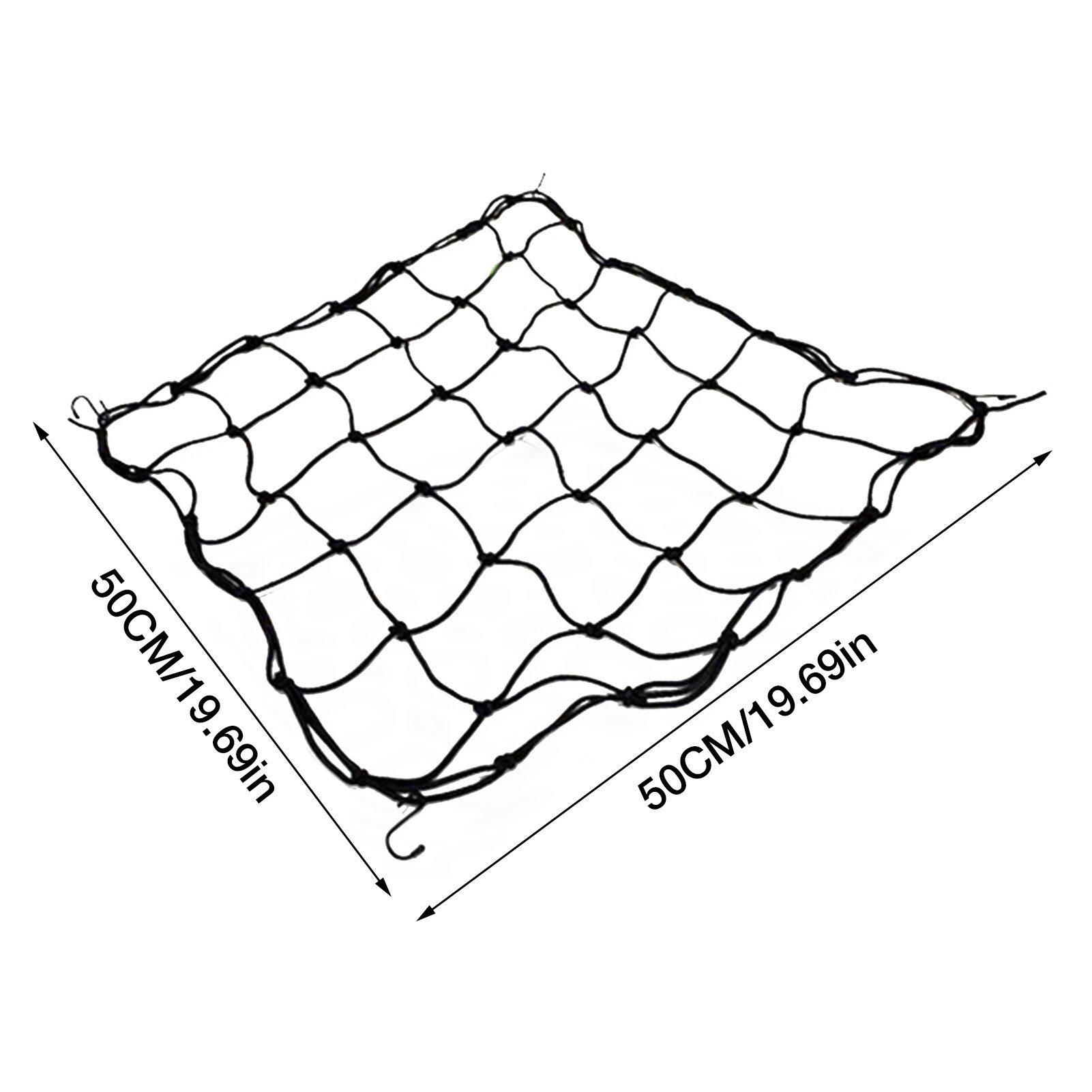2 Packs Grow Tent Nets, 4x4 Feet Flexible Trellis Netting With Hooks