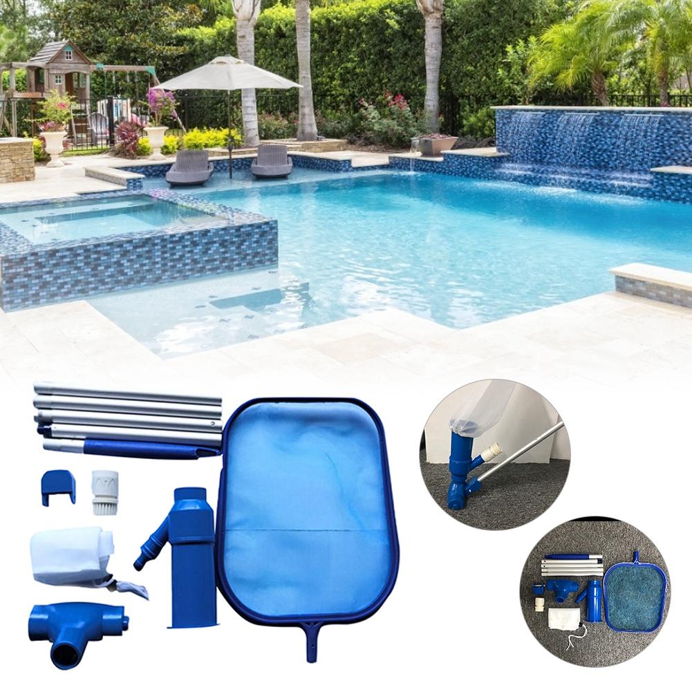 Swimming Pool Accessories Pool Cleaning Kit Maintenance Tool Suction Head Cleaning Net Kit Durable Cleaning Tool