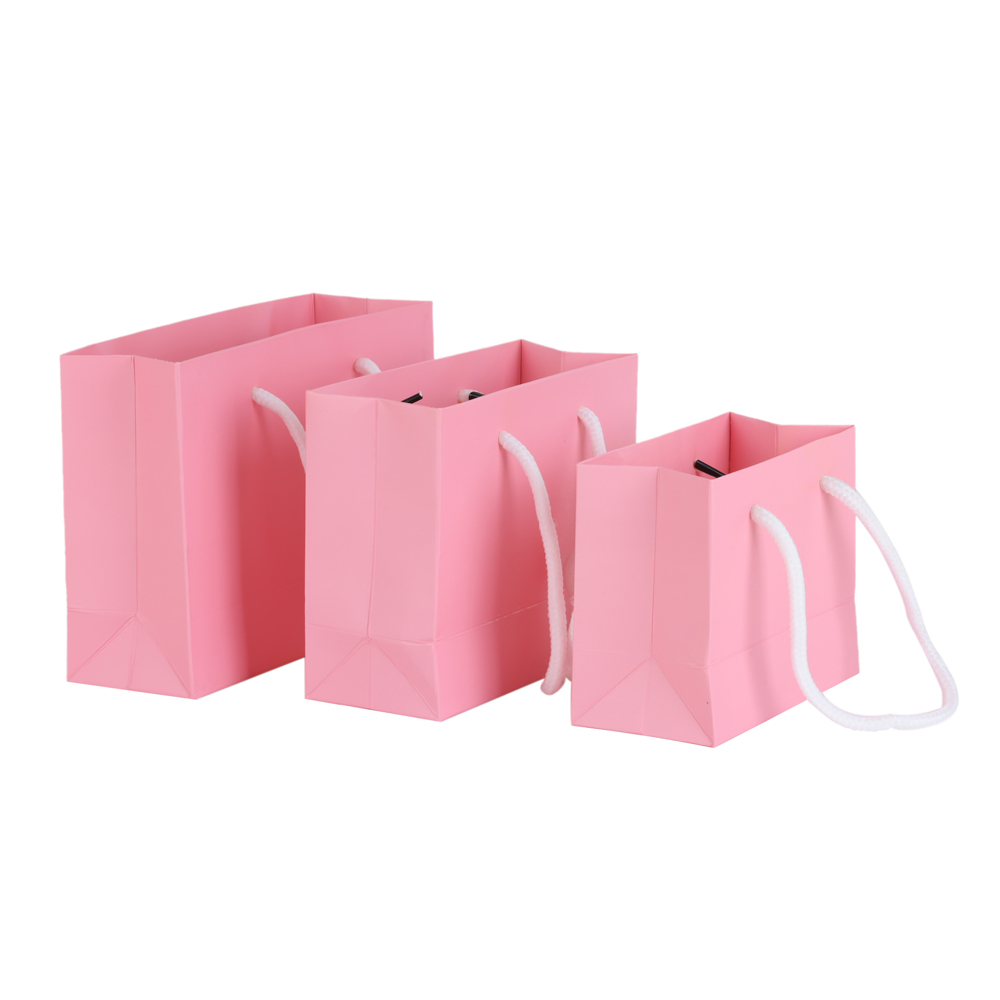10 Stück einfache tragbare Geschenktüte Hardpaper Tasche Schmuck Verpackung Papiertüte Geschäft Geschenktüte: Fluoreszenz Gelb / 60x60x60 cm