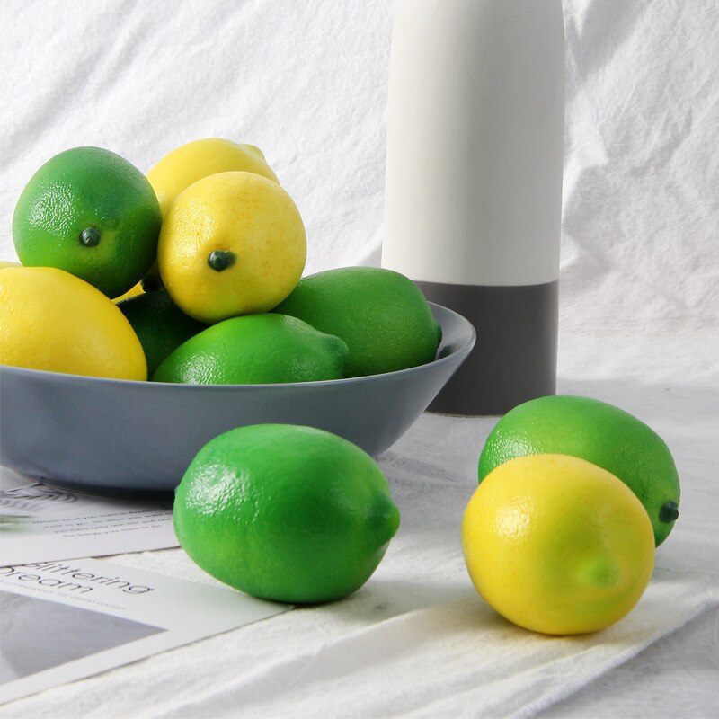 5 stcke Zitronen Kalk Schaum Knstliche Obst Zitr...  Grandado