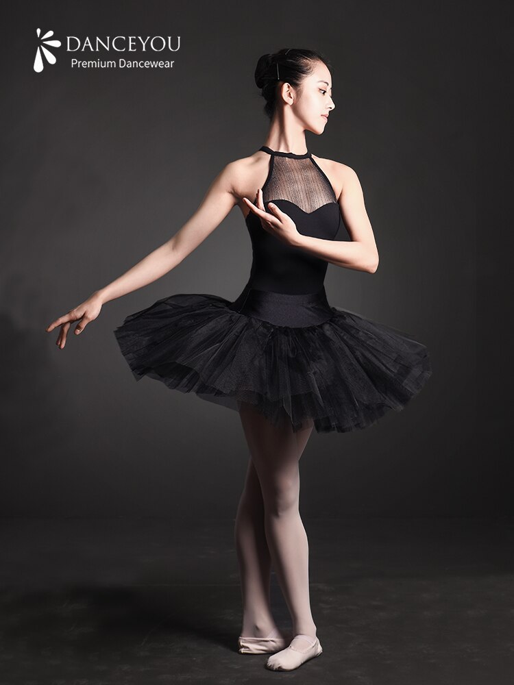 Coming Satin Glitter Mesh Dance O Neck Leotard Black Child Girl Adult Women Lady Training Ballet Exercise Jazz Contemporary
