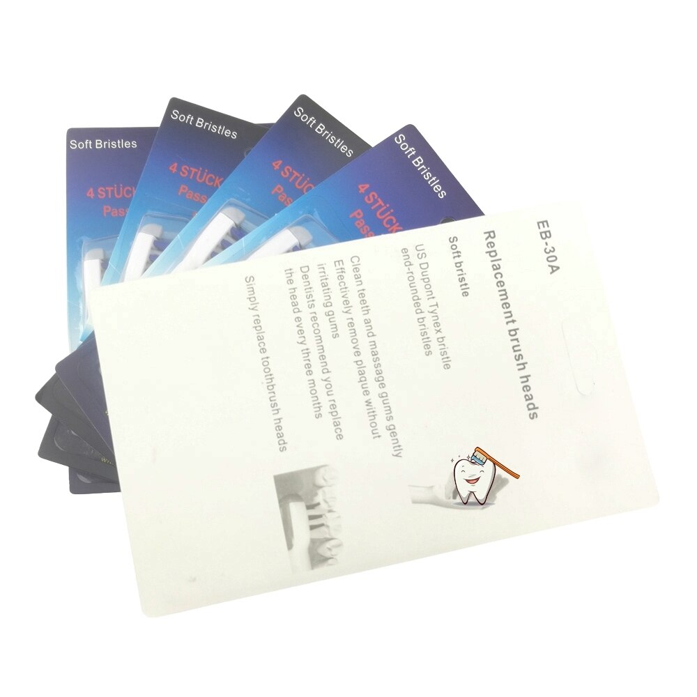 Fil dentaire Action/Trizone/Action croisée/double propre/sonique/Pul brosse à dents électrique sonique têtes de rechange précision Oral propre 10 paquet