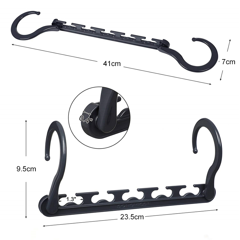 Multi-Functionele Cascading Hangers Voor Kleding Kast Magic Ruimtebesparend Kledinghanger Closet Organizer Hanger Kleerhanger 2 Pc