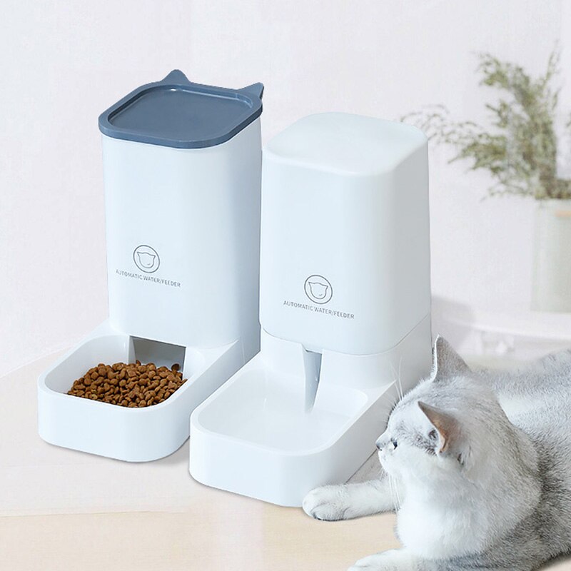 Kattenvoer Dispenser Huisdier Automatische Water Feeder 3.8L Drinkfontein Voor Katten Kleine Hond Voeden Bowl Water Voedsel Feeder Dispenser