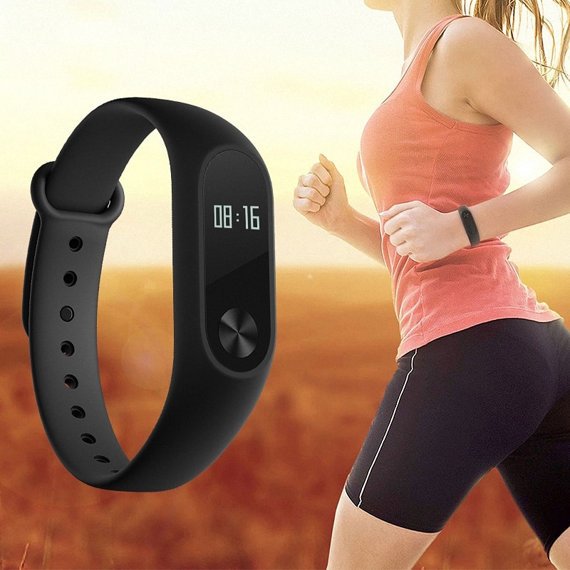 100% original xiaomi Mi Band 2 smart Wristband Bracelet Miband2 + Smart Heart Rate Fitness Touchpad