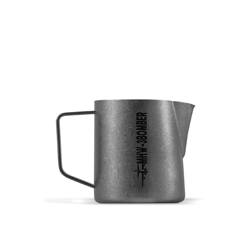 MHW-3Bomber Milch Krüge Milchaufschäumer Krug Krokodil Auslauf Edelstahl Barista Werkzeuge Kaffee Zubehör ziehen Blume: Splitter Fleck / 600ml