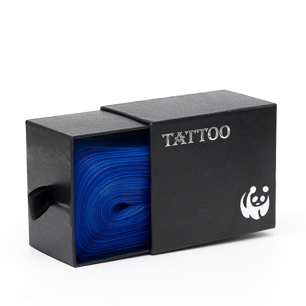100 Pcs Tattoo Clip Cord Bag Cover Veiligheid Wegwerp Hygiëne Plastic Blue Tattoo Machine Clip Cord Mouwen Cover Bag