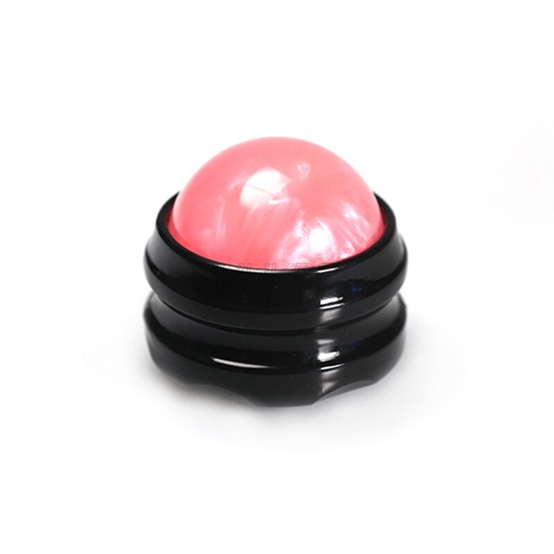 1 rodillo de bolas de masaje Manual muscular Control relajante músculos del cuerpo alivio del estrés Fitness aliviar la fatiga relajación herramientas: 1pc Black Pink
