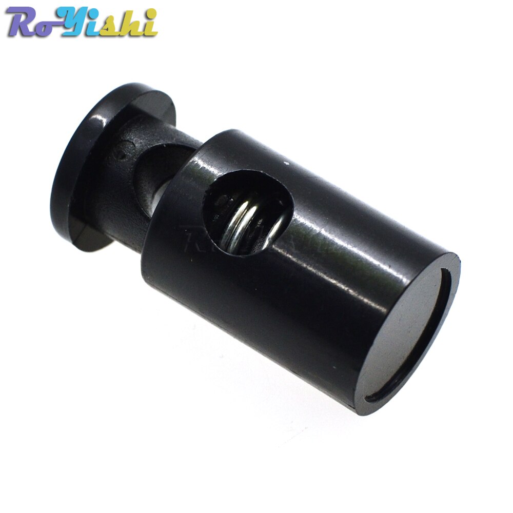 Plastic Cord Lock Stopper Cylinder Barrel Toggle Clip For Garment Accessories