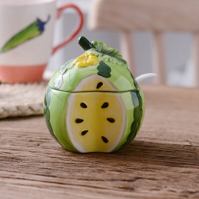 Frutta di Stile di Disegno di Zucchero Ciotola di frutta A Casa impostato Da Cucina Ceramica saldi Condimento pentola Vasetti