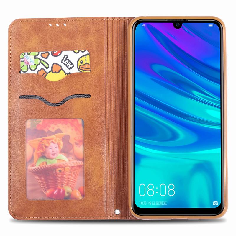Funda para Huawei Y5 Y6 Y7 Y9 lujosa funda magnética Vintage de cuero para teléfono con cartera para Huawei Y6 Y 5 7 9 Coque