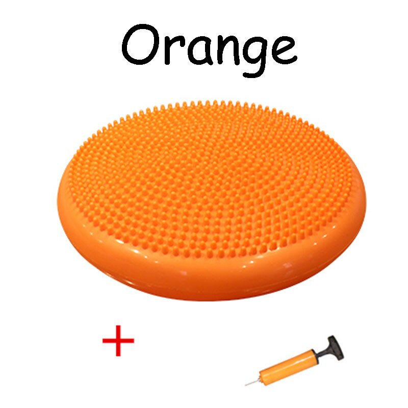 34cm yogabälle, balanceball-massagekissen für fitness, pilates und gymnastik: Orange