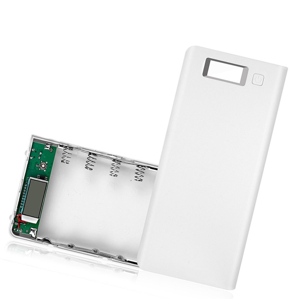 8x18650 battery Portable Power Bank Case Kit Digital Display Welding-Free 8x18650 Mobile Power Box Kit Portable Battery Shell