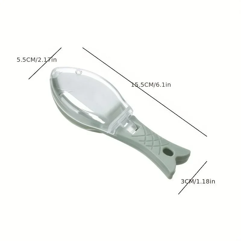 Raspador de escamas de pescado, cepillo para quitar la piel de pescado, cepillo para escamas de pesca, ralladores, limpiador, herramienta de cocina, pelador, aparatos útiles, 1 ud.