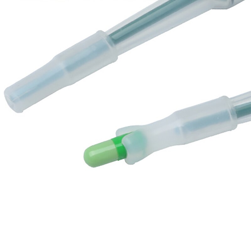 Alimentador de pastillas de plástico para mascotas, jeringas de inyector duraderas, herramienta de alimentación médica con punta suave para gatos y perros