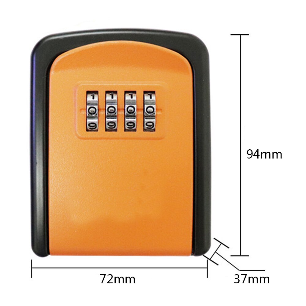 Wand Montieren Key Storage Box 4 Digit Kombination Passwort Security Code Geheimnis Lock Organizer Home Key Safe Box Zubehör: Style 5
